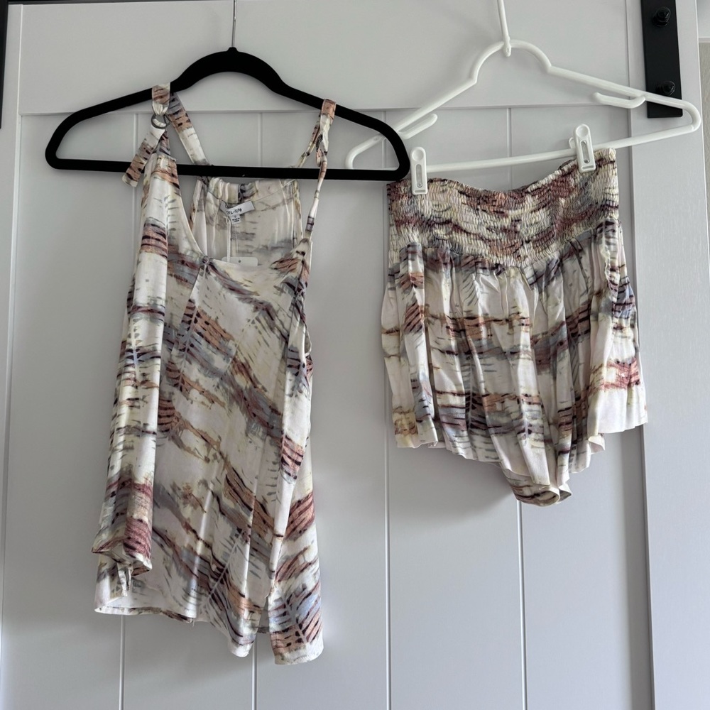 Matching shorts and tank top size small
